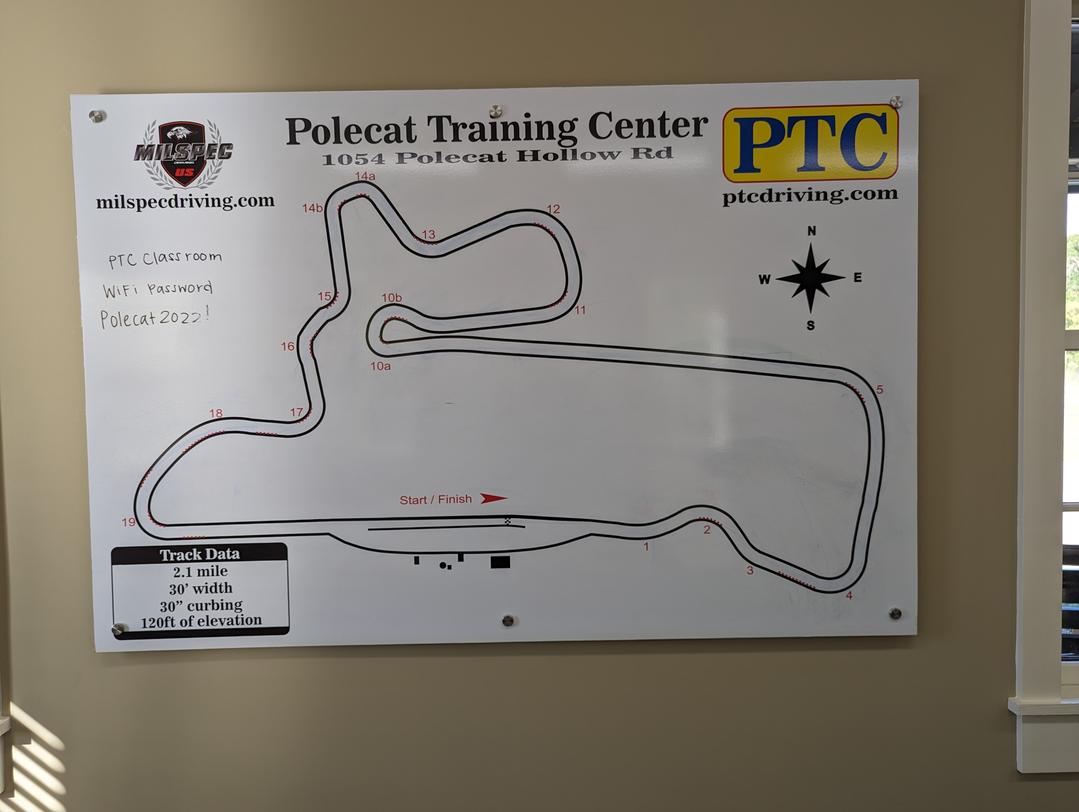 PTC (Polecat) 'PTC Pro' wall track map photo .jpg