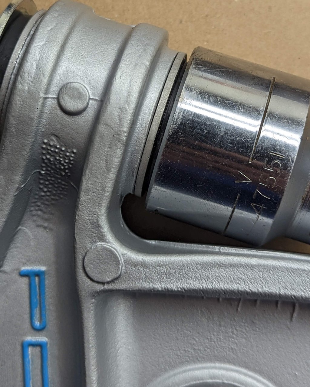 Large Socket Against Bushing Flange