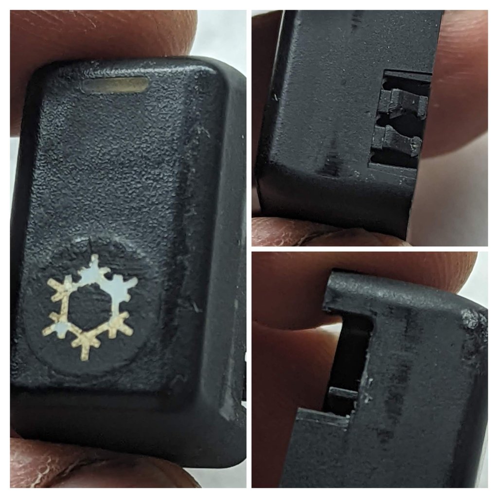 Broken Snowflake Button Tabs