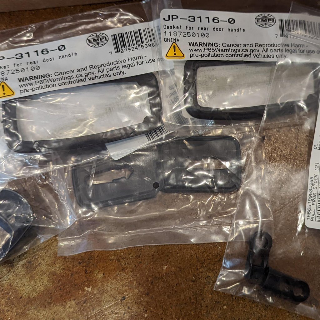 New Door Handle Gaskets