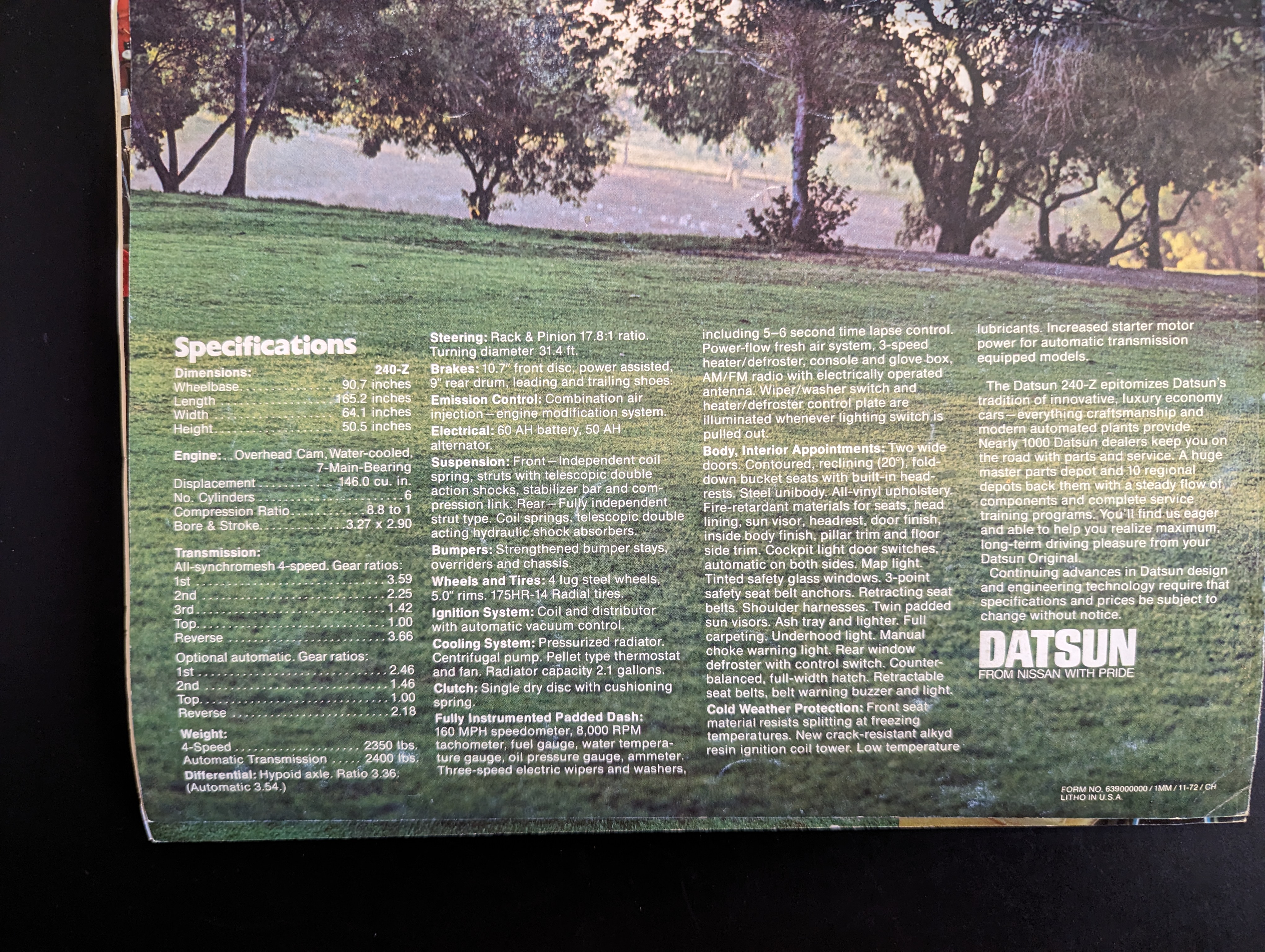1972 Datsun 240Z brochure back.jpg
